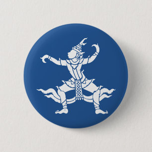 Thai Dancer ⚠ Thailand Sign ⚠ 6 Cm Round Badge