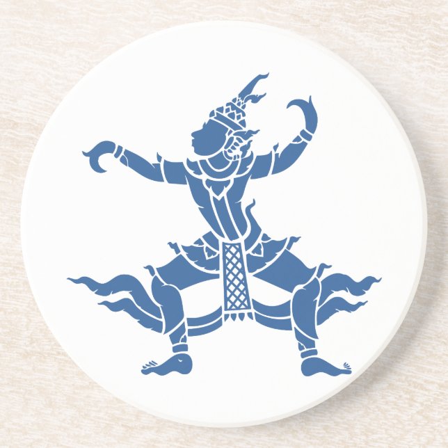 Thai Dancer ⚠ Thailand Sign ⚠ Coaster (Front)
