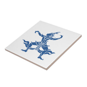 Thai Dancer ⚠ Thailand Sign ⚠ Tile