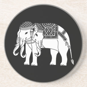 Thai Erawan White Elephant Coaster