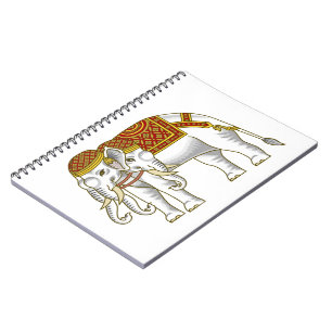 Thai Erawan White Elephant Notebook