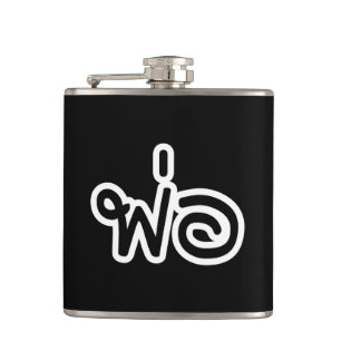 Thai Father - พ่อ / Phaw - Thai Language Script Hip Flask