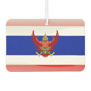 Thai flag-emblem car air freshener