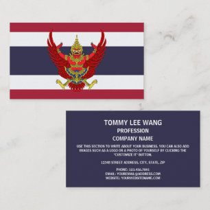Thai Flag & Emblem, Flag of Thailand Business Card