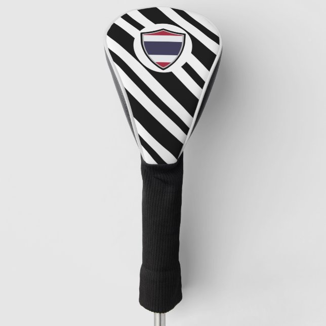 Thai flag golf head cover (Front)