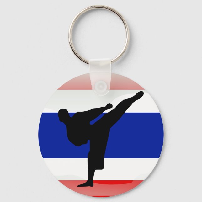Thai flag key ring (Front)