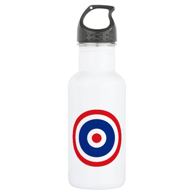 Thai Flag Roundel Target 532 Ml Water Bottle (Front)