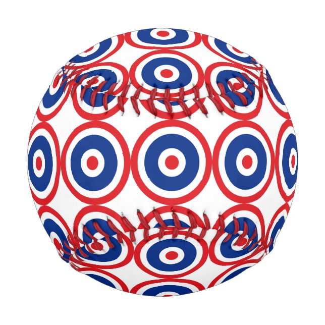 Thai Flag Roundel Target Baseball (Front)