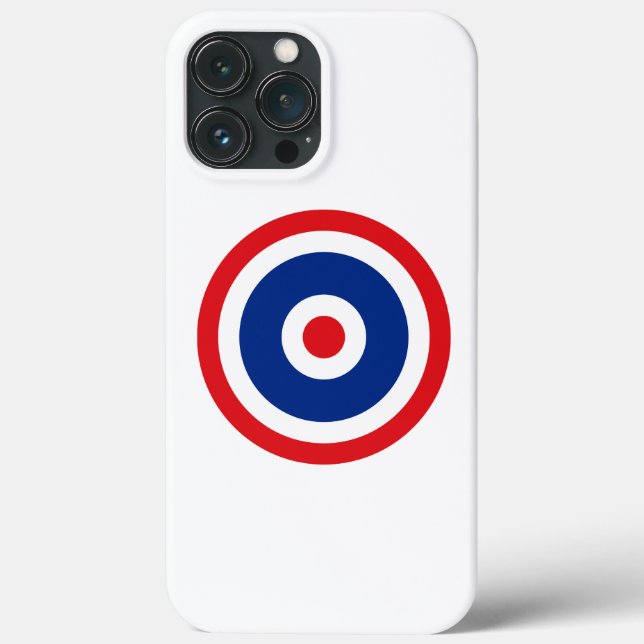 Thai Flag Roundel Target Case-Mate iPhone Case (Back)