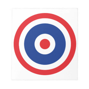 Thai Flag Roundel Target Notepad