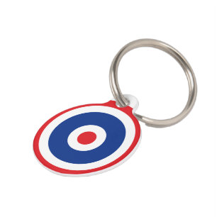 Thai Flag Roundel Target Pet Tag