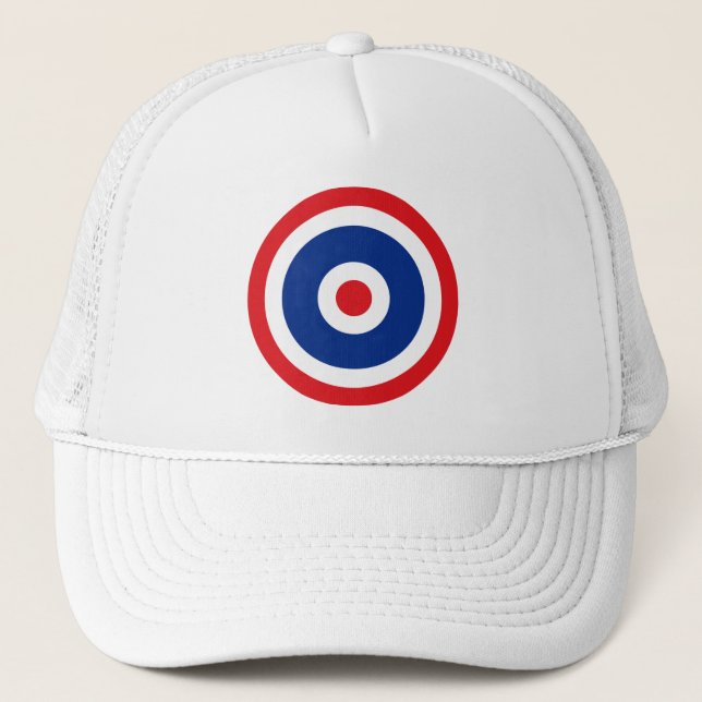 Thai Flag Roundel Target Trucker Hat (Front)