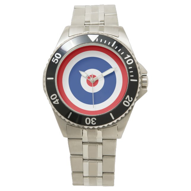 Thai Flag Roundel Target Watch (Front)