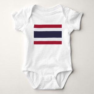 Thai Flag (Thailand) Baby Bodysuit