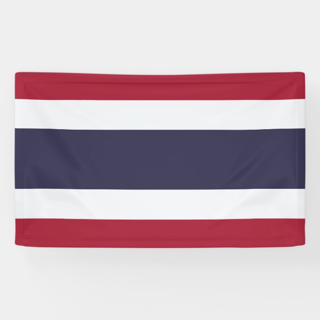 Thai Flag (Thailand) Banner (Horizontal)