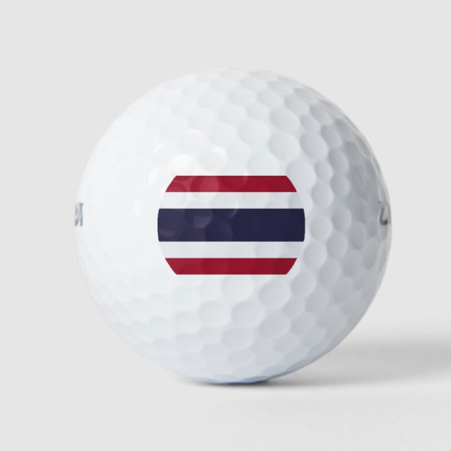 Thai Flag (Thailand) Golf Balls (Front)