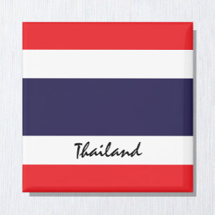 Thai flag & Thailand holiday/sports fans Magnet