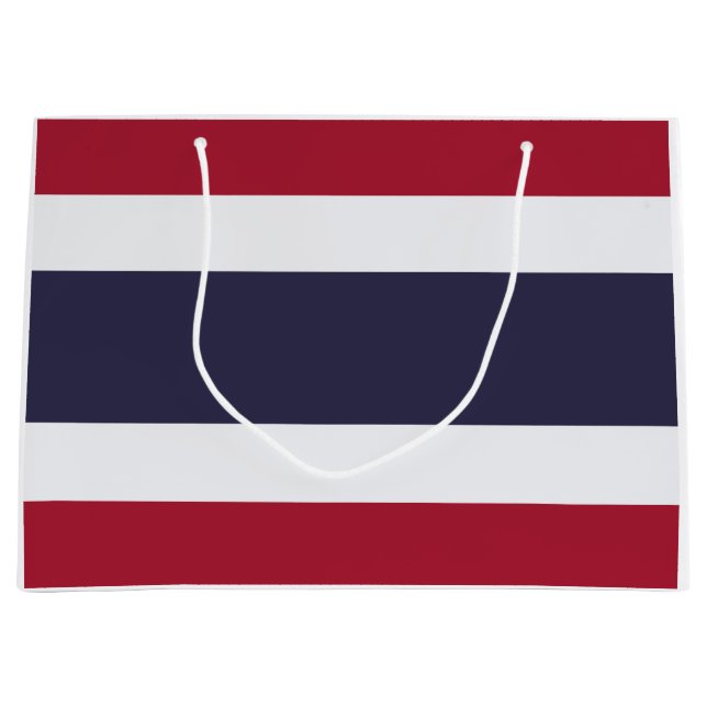 Thai Flag (Thailand) Large Gift Bag (Front)
