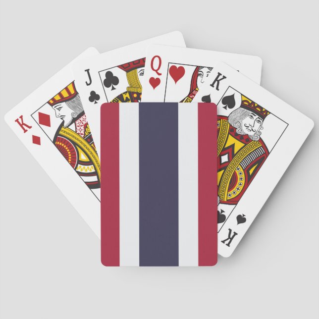 Thai Flag (Thailand) Playing Cards (Back)