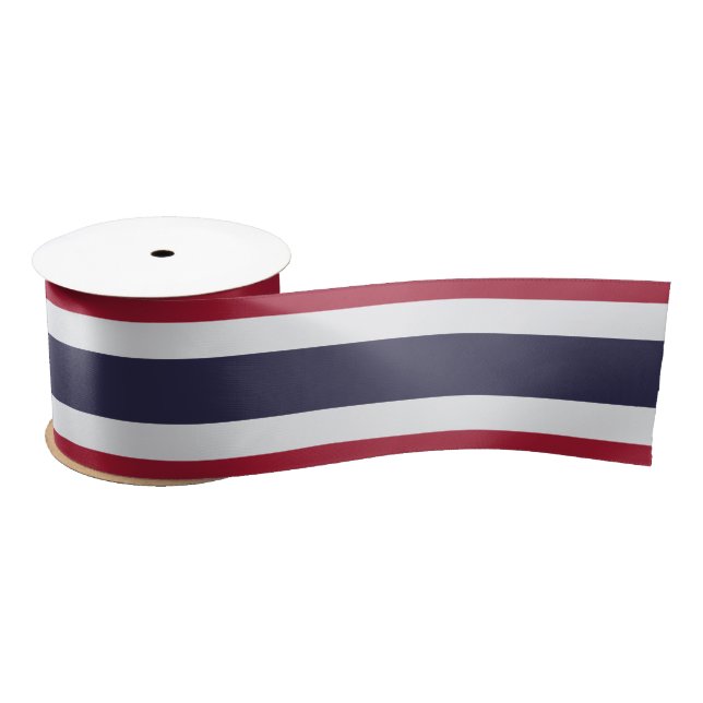 Thai Flag (Thailand) Satin Ribbon (Spool)