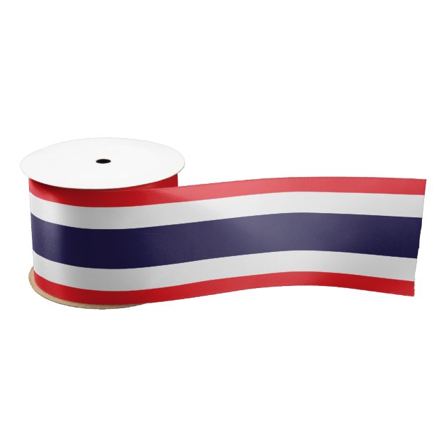 Thai Flag & Thailand travel, holiday/sports Satin Ribbon (Spool)