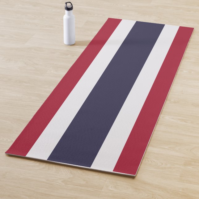 Thai Flag (Thailand) Yoga Mat (In Situ)