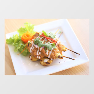 Thai Food Satay Chicken Skewer Thai Restaurant