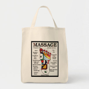 Thai Foot Massage ~ Reflexology map Tote Bag