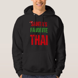 Thai Funny Thailand Pajama Christmas Hoodie