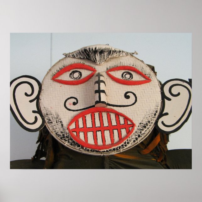 Thai Ghost Face, Phi Ta Khon Mask Festival, Loei Poster (Front)