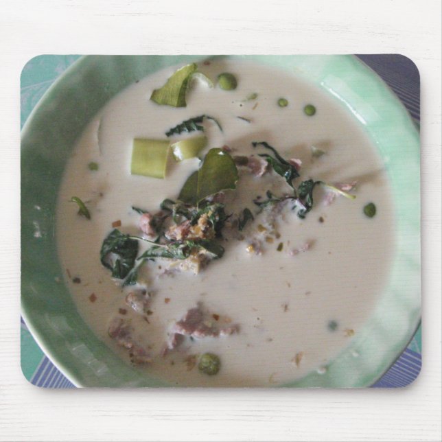 Thai Green Curry [แกงเขียวหวาน] ... Asian Food Mouse Pad (Front)