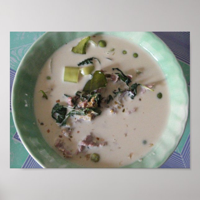 Thai Green Curry [แกงเขียวหวาน] ... Asian Food Poster (Front)