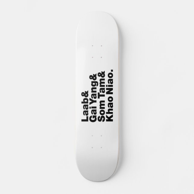 Thai Isaan Street Food Skateboard (Front)