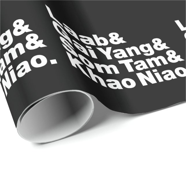 Thai Isaan Street Food Wrapping Paper (Roll Corner)