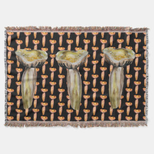 Thai Koh Samui Mushroom Throw Blanket
