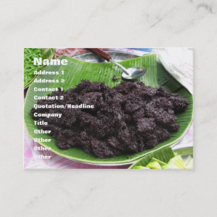 Thai Lao Black Rice [Khao Niao Dam] Business Card