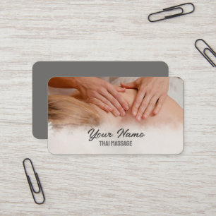 Thai Massage Business Card