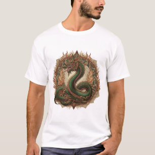 Thai Naga Tattoo for Power & Protection T-Shirt
