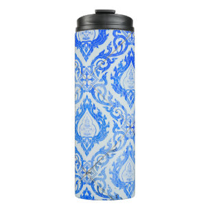 Thai pattern: ceramic tiled church. thermal tumbler