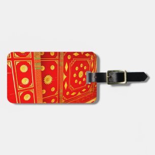 Thai Pavillion Ceiling Luggage Tag