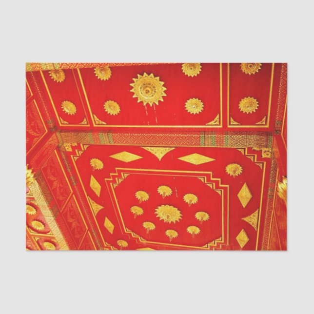 Thai Pavillion Ceiling Tissue Paper (Front)