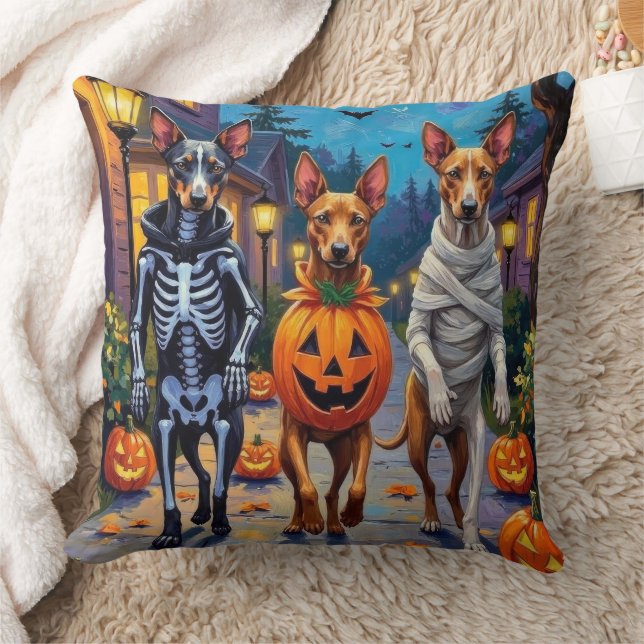 Thai Ridgeback Trick-or-Treating Halloween Costume Cushion (Blanket)