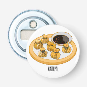 Thai shrimp purse cartoon illustration bottle opener