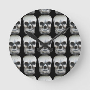 Thai Skull Round Clock
