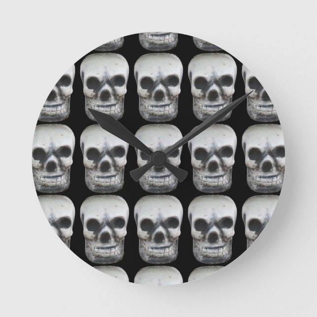 Thai Skull Round Clock (Front)
