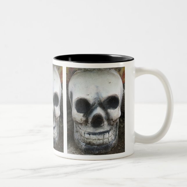 Thai Skull Two-Tone Coffee Mug (Right)
