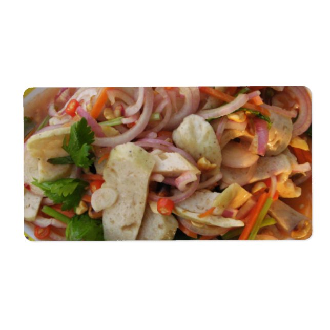 Thai Spicy Sausage Salad ... Asian Street Food (Front)