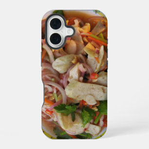 Thai Spicy Sausage Salad ... Asian Street Food iPhone 16 Case