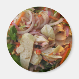 Thai Spicy Sausage Salad ... Asian Street Food Magnet