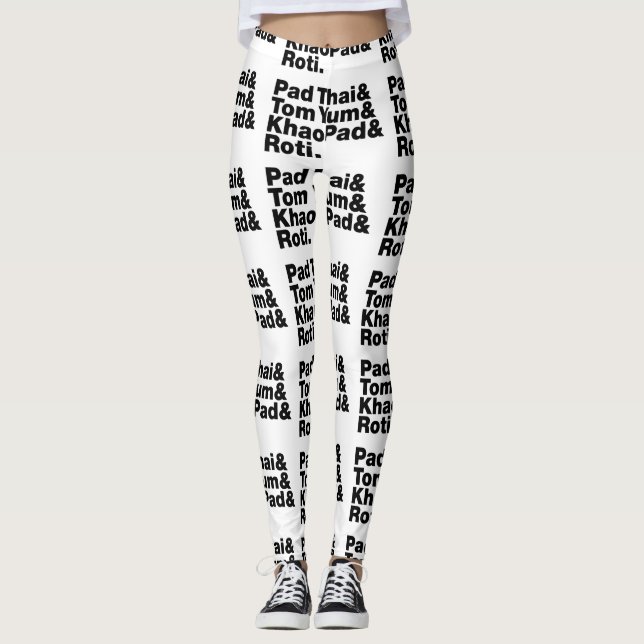 Thai Street Food Leggings (Front)
